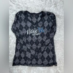 University of Kentucky argyle tee